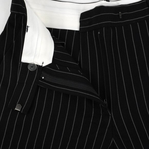 Reformation Carter Mid Rise Pant in Black Stripe Women's Size US 6 (NWT) - Picture 5 of 9